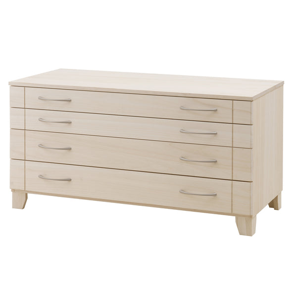 桐 スタイルチェスト 4段 日本製 白木 幅100cm