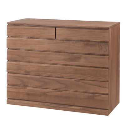 桐 洋風チェスト 6段 桐タンス 日本製 約幅100cm