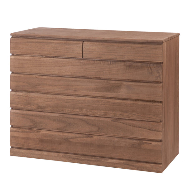 桐 洋風チェスト 6段 桐タンス 日本製 約幅100cm