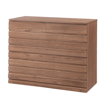 桐 洋風チェスト 8段 桐タンス 日本製 約幅100cm