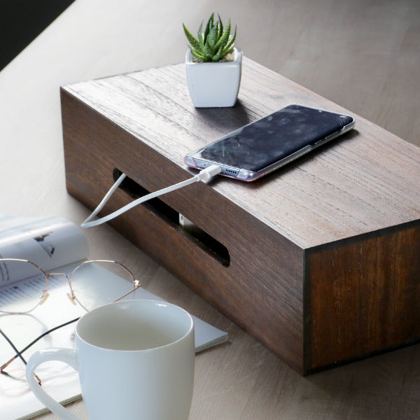 ルーター収納ボックス木製ルーター収納タップコンセント収納