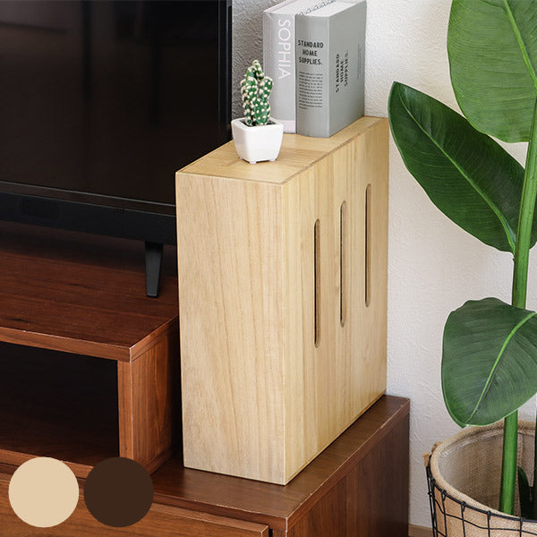 ケーブルボックス 木製 ルーター 収納 タップ コンセント収納 – ハウジー