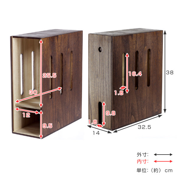 ケーブルボックス木製ルーター収納タップコンセント収納