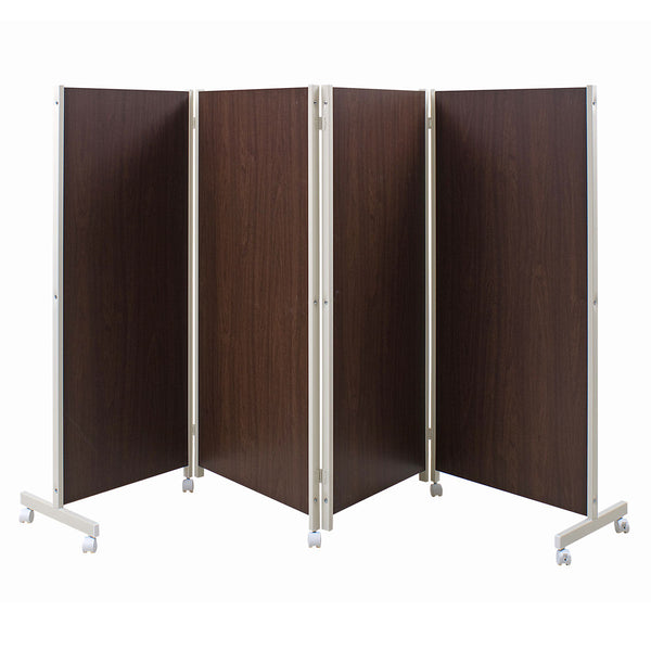 パーテーション キャスター付きパーテーション 4連 高さ145cm