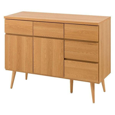 リビングボード 脚付 リビングキャビネット 幅110cm