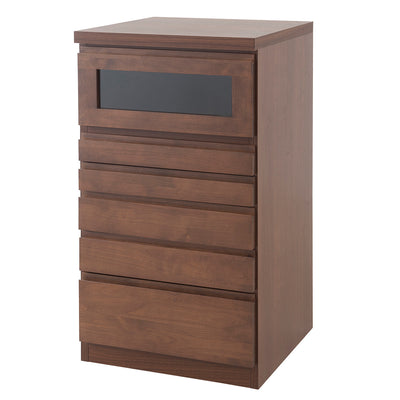 ファックス台 キャビネット 天然木アルダー チェスト 幅45cm