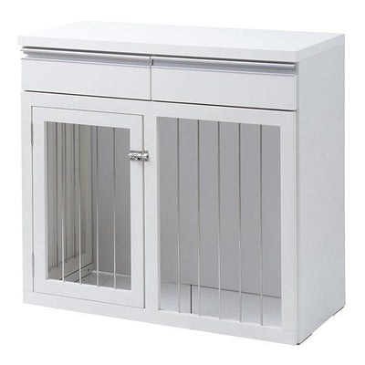 ペットケージ 家具調 スライド式サークル スタイリッシュ 幅90cm